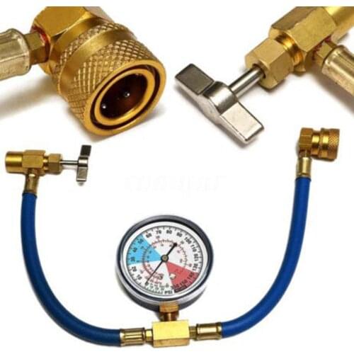 R134A Automotive Air Conditioning Refrigerant Hose Detection Supplement Tube Plus Tube Europe America 1/2ACME Hose