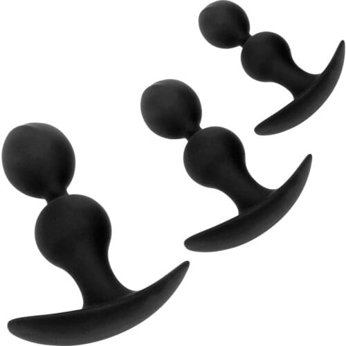 IKOKY Butt Plug G-spot Massager Silicone Butt Stimulation Prostate Massager Big Flower Sex Toys for Women Men Anal Plug S/M/L