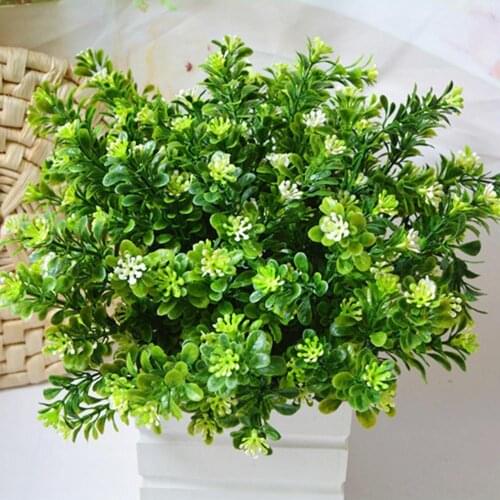 Fake Leaf Foliage Indoor Outdoor Artificial Plant Office Garden Decor Tool Home Garden Decoration Accessories Wholeslae