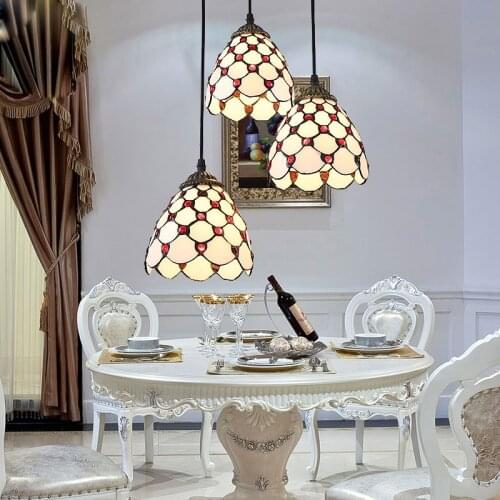 Creative Arts sunflowers glass chandelier European garden restaurant bedroom Tiffany lamp hallway balcony lamp