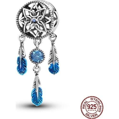 Hot New Products 2021Arrival 100% Real 925 Sterling Silver Feather Shop Monternet Beads Fit Original 3mm Bracelet DIY Jewelry