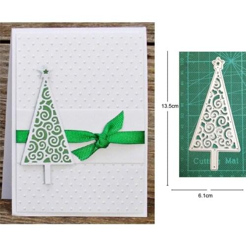 Christmas Tree Metal Cutting Dies Stencils dies for DIY Scrapbooking dies Decoration Paper Craft dies Embossing Die Cut New 2021