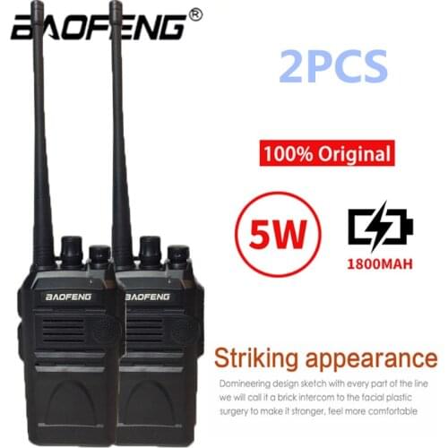 2PCS Baofeng BF-E51 Walkie Talkie Portable Radio BF-E51 5W UHF 400-470MHz Two Way Radios