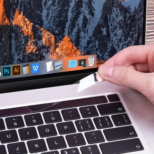 Touch Bar Clear Film Protector Sticker Skin for MacBook Pro 13 15 16 inch 2020 A2338 A2289 A2251 A2141 Dust & Scratch Resistant
