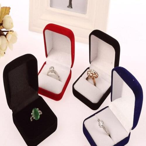 120pcs Empty Jewelry Ring box stud box Square ring case display case
