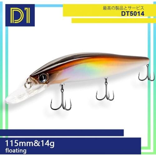 D1 Fishing floating lure 115mm 14g top water jarkbait Jerk Assist Balancer System fishing Artificial bait