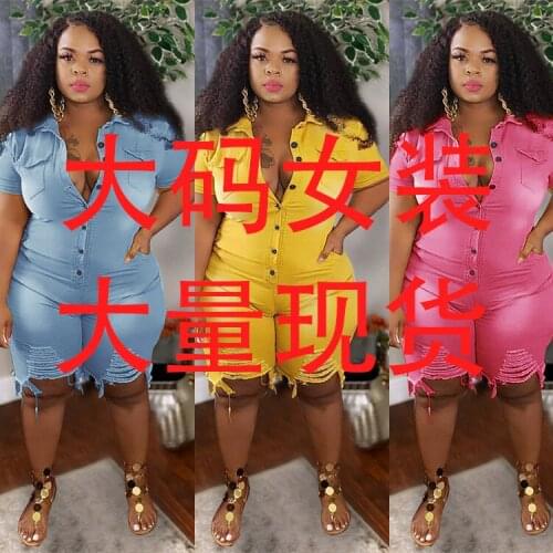 Sexy Bodysuit Women Rompers Jumpsuits New United States Women Show Thin Hole Conjoined Cowboy Women Jumpsuit Streetwear WYM30231