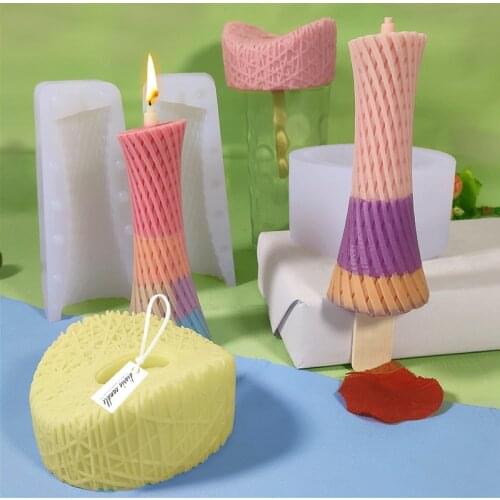 Small Waist Birds Nest Shape Silicone Candle Mold for DIY Aromatherapy Candle Plaster Ornaments Handicrafts Ice Cream Mould