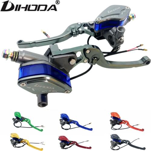 Universal motorcycle master cylinder lever brake hydraulic clutch pump motorbike 22mm for honda vespa yamaha mxs125 Scooter