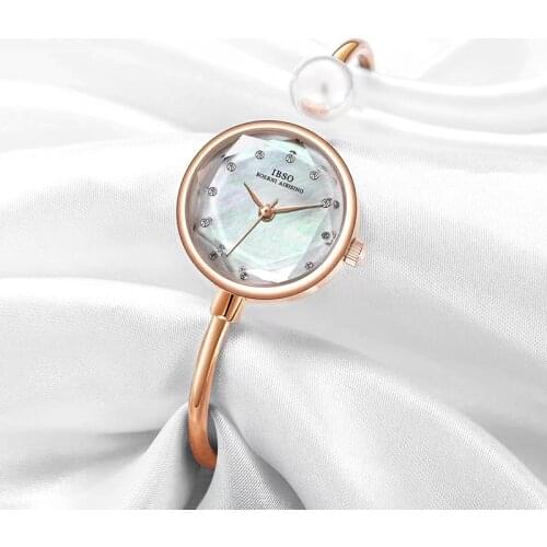 Ladies Bracelet Watch Creative Dial Lady Adjustable Wrist Watch Female Luxury Pearl Clock Womens Quartz Watches For Women Gift