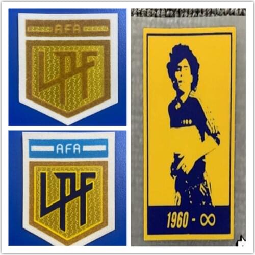2020 2021 Argentina Boca Maradona Memorial Chest Patch soccer patch