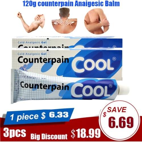 3pcs/lot 120g Thailand Counterpain Cool Analgesic Cream Suitable Rheumatoid Arthritis Joint Pain Back Pain Relief Balm Analgesic