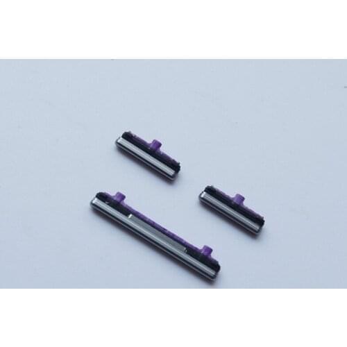 50sets Original New For Samsung Galaxy S10 G973 G973F S10+ S10 Plus G975 G975F Phone Housing On Off Key Power Volume Side Button