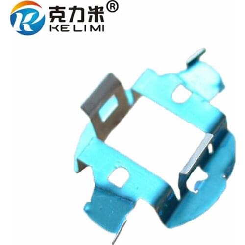 KE LI MI 2x Front Headlight Bulb H7 adapters For Volkswagen Sagitar Magotan HID Xenon Lamps Holder Base Metal Adaptors