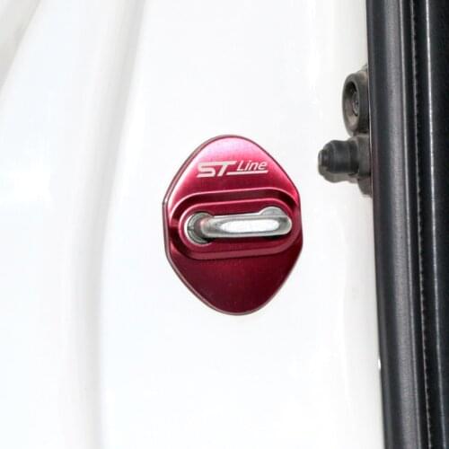 Car Door Lock Buckle cover car accessories interior protector Buckle For Ford Focus 2020-2021 Vignale stline