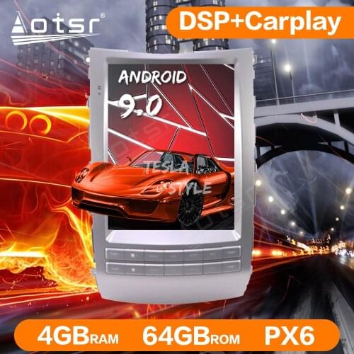 Tesla Style Android 9 64GB PX6 Car GPS Navigation For Hyundai VERACRUZ Multimedia Player Radio Recorder Auto Audio Head Unit DSP
