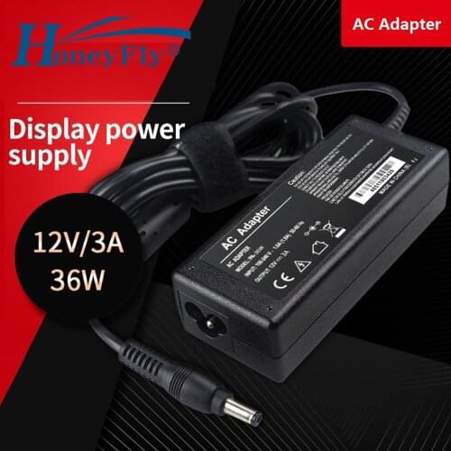 HoneyFly Display Laptop Power Supply AC100-240V DC12V36W3A Constant Voltage Laptop Transformer Adapter Driver For Laptop Display