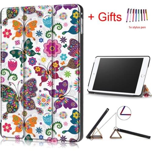 Case for iPad Mini 4 5 7.9" Tablet 2019 PU Leather Magnet Wake/Sleep Stand Protecitve Cover Case for iPad Mini 4 5 Case