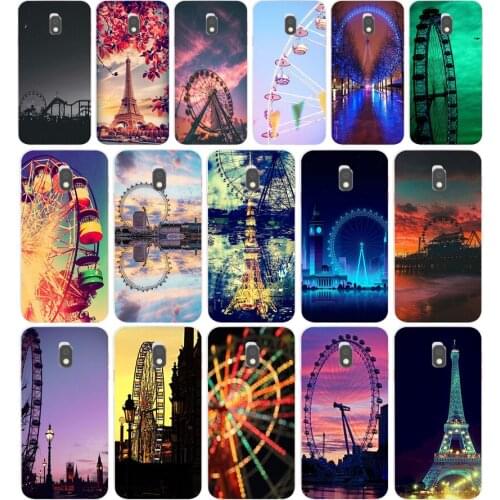 05AA The ferris wheel gift Soft Silicone Tpu Cover phone Case for Samsung Galaxy J2 J4 Prime J6 Plus J7 2016 2017 case