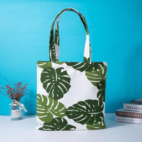 2021 canvas flower shoulder shopper bags given handbag office ladies bags Women shopping bags black hand bags travel bags