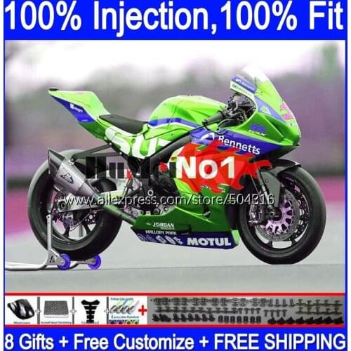 Injection OEM For SUZUKI GSXR1000 L7 L8 GSXR 1000 2017 2018 2019 116MC.33 GSXR-1000 K17 GSX-R1000 17 18 19 Fairing factory green