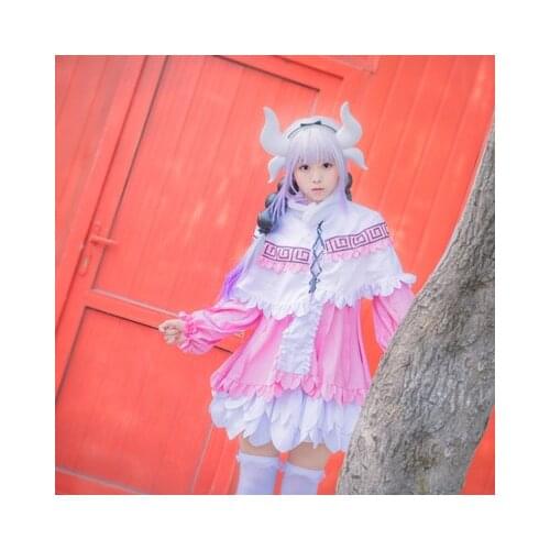 Anime Costume Conna Cosplay Womens Dragon Girl Maid of the Kobayashi Family