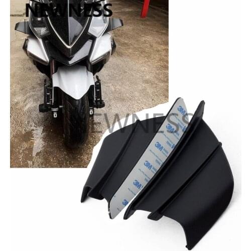 Motorcycle Wind Flow Fixing Wing Front Fairing Pneumatic Lip Cover For Honda BMW S1000RR S 1000RR HP4 Side Spoiler Winglets