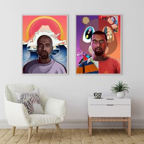 Fashion Character Graffiti Poster and Prints Abstract Figure Canvas Painting Modern Wall Art Pictures for Living Room Home Decor