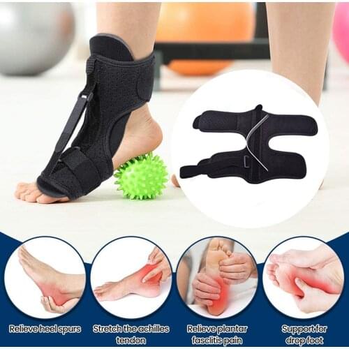 New Ankle Support Plantar Fasciitis Splint Brace Adjustable Foot Drop Orthotic Support Ankle Weights Clamp Foot Brace Protector