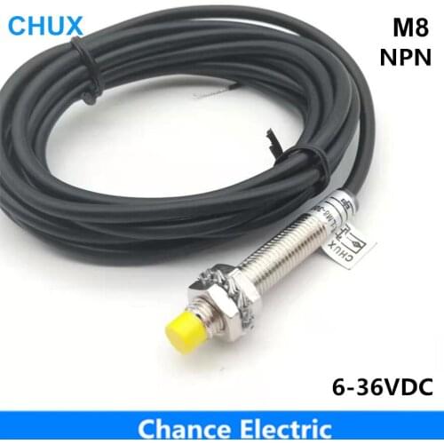 NPN Inductive Proximity Sensor M8 NO/NC IM8-2-DNA/DNB 2mm Non-flush Free shipping Cylinder Type Position Switch