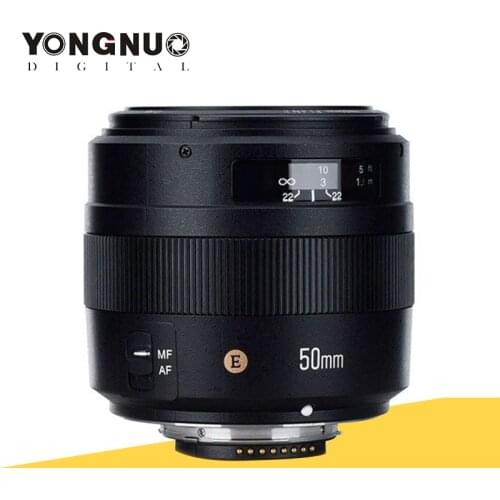 YONGNUO YN50mm F1.4N E Lens AF/MF Standard Prime Auto Focus Lens for Nikon D7500 D7200 D7100 D7000 D5600 D5500 D5300 D5200 D5100