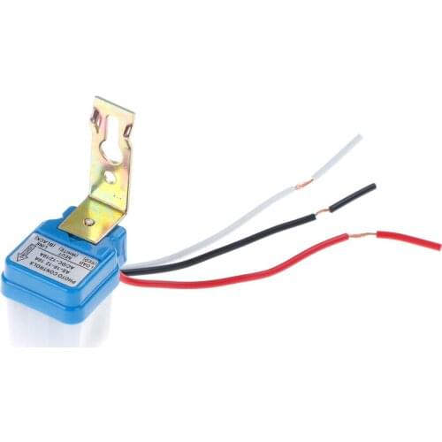 12V / 220V Auto On Off Light Switch Photo Control Sensor For AC 12V 10A 50-60Hz +U Electrical Components Sensor Switches