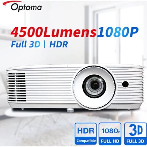 Optoma Projector 1080P Full HD DLP Professional HDR Beamer 4500 Lumens Blu-ray 3D Projector For Home Theater Cinema EH412