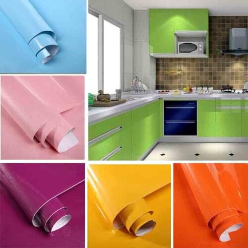 Black Gray Self-adhesive PVC Peel Sticker Glitter Wallpaper For Furniture Cupboard Home Decor Door Desktop Film Stickers