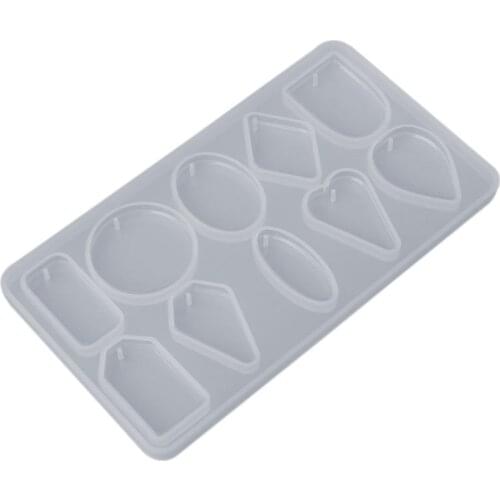 Silicone Mold DIY Jewelry Making Necklace Pendant Molds Handmade Crafts Geometric Shape Professional Epoxy Resin Gifts