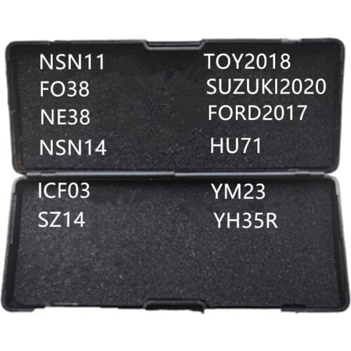 Original LiShi 2 in 1 Locksmith Tools NSN11 FO38 NE38 NSN14 ICF03 SZ14 YH35R YM23 TOY2018 SUZUKI2020 HONDA2020 FORD2017 HU71