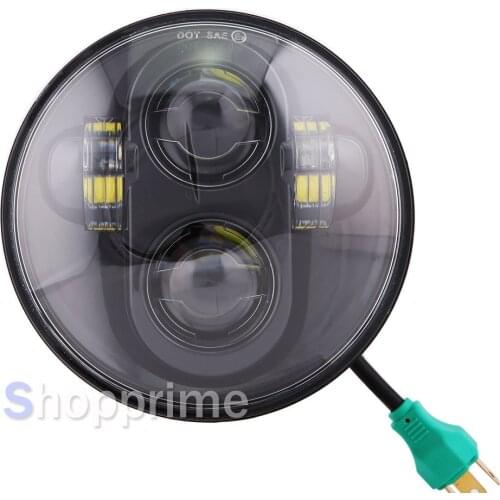 Motor 5.75 inch LED Headlamp 5 3/4 inch LED For Motor Iron 883 Dyna Street Bob FXDB Sportsters Headlight Kit