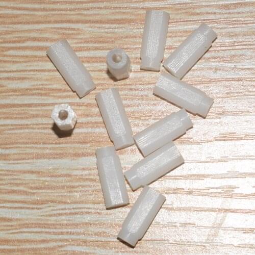 10/100pcs 4.2x11.5 Hexagonal column/spacing column/rc car robot bracket/toy part/technology model parts yuanmbm baby toys