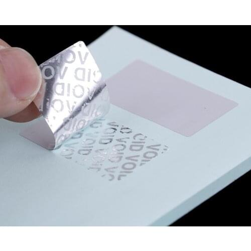 100pcs Warranty Protection Sticker Security Seal Tamper Proof Warranty Void Label Stickers ( 40mm x 20mm )