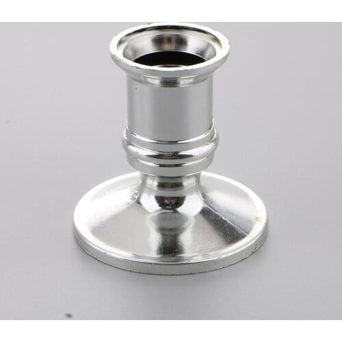 12pcs Plastic Tapers Pillar Candles Holders Candle Base for LED Electronic Taper Candles