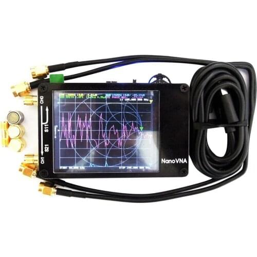 2.8 Inch LCD Display NanoVNA VNA HF VHF UHF UV Vector Network Analyzer Antenna Analyzer Vector Network Analyzer Instruments New