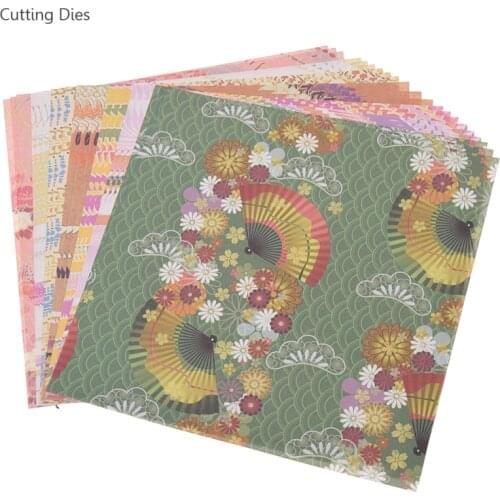 24Sheets/lot Vintage Flower Background Decorative Paper For Card Making Diy Origami Paper Crafts Happy Planner Journaling