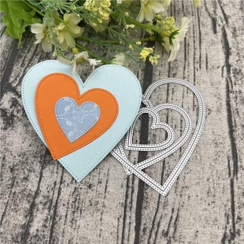 3pcs/Set Love suit Metal Cutting Dies For DIY Scrapbooking Album Embossing Paper Cards Decorative Crafts