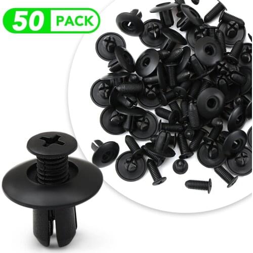 6mm Auto Fastener Clip Retainer Pin Rivet for Ford focus 2 mk2 fiesta focus 3 mk3 kuga fusion mondeo mk4 transit ranger