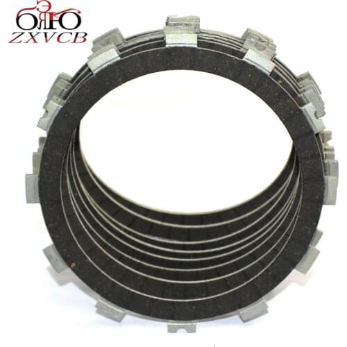 8PCS FOR KAWASAKI ZX636E Ninja ZX-6R ABS 2016 2017 ZX636F Ninja ZX-6R 2013 - 2017 motorcycle engine cylinder clutch plates Parts