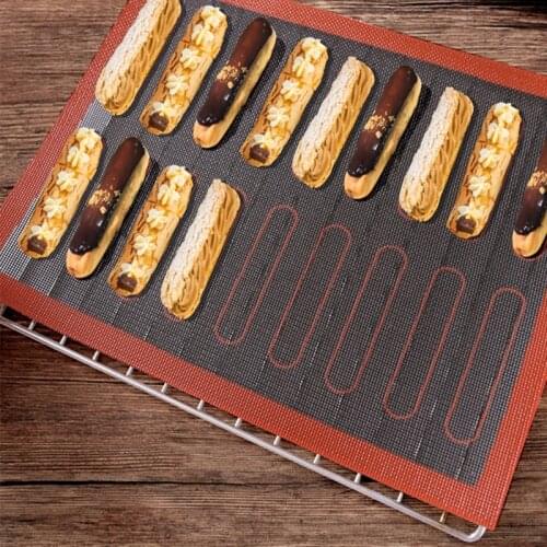 Non Stick Perforated Baking Mat Liner Pad Oven Sheet Liner For Cookie/Bread/Biscuits Perforated Silicone Pastry Tool