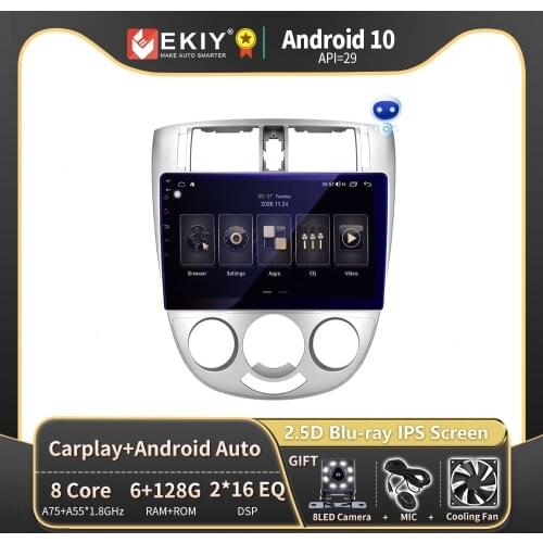 EKIY IPS DSP Android 10 For Chevrolet Lacetti J200 BUICK Excelle Hrv 2004-2013 Car Radio Multimedia Player Navigatio GPS 2 din