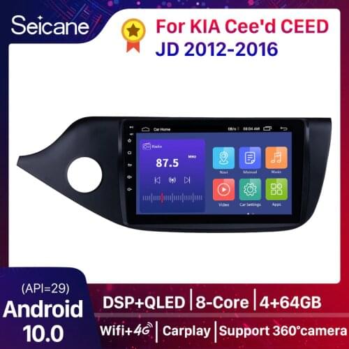 Seicane Android 8.1 2din 9" Car Multimedia Player WIFI Bluetooth GPS Navigation For 2012 2013 2014 Kia Ceed LHD Wifi Head Unit