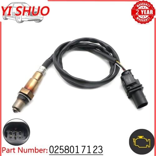 Car Air Fuel Ratio Probe Lambda O2 Oxygen Sensor 0258017123 for Opel ANTARA Horton COMMODORE Chevrolet CAPTIVA 3.2 3.6 06-13