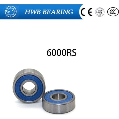 Free Shipping Si3N4 hybrid ceramic ball bearing 6000-2RS 10x26x8mm (si3n4 balls+gcr15 steell rings) 6000 2RS 6000RS 10*26*8mm